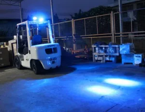 Forklift blue light: Why does the forklift need to use this kind of light
