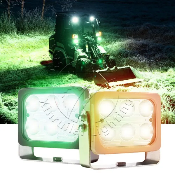 Amber & Green LED Work Light with Remote