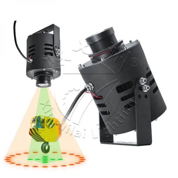 circular laser warning light