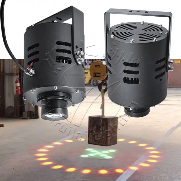 circular laser warning light
