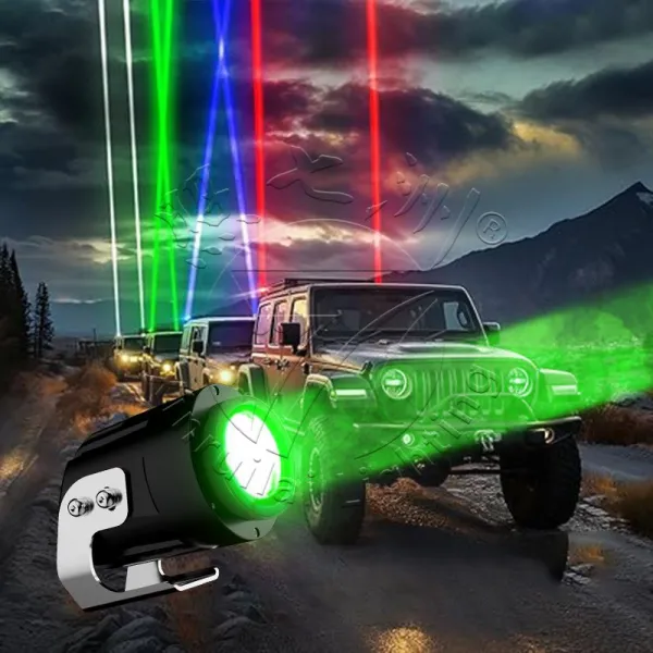 Four-Color Laser Whip Lights – Off-Road Visibility Markers