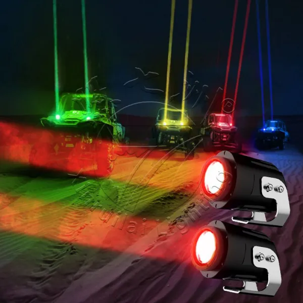 Four-Color Laser Whip Lights – Off-Road Visibility Markers