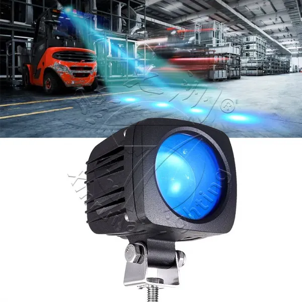 Forklift 4-Point LED Safety Warning Light – Blue & Red