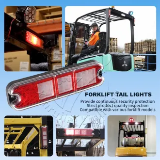 LED Forklift Tail Light Kit – Multi-Function Rear Safety Light