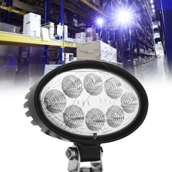 8 LED Heavy-Duty Work Light for Forklifts, ATVs, and Equipment