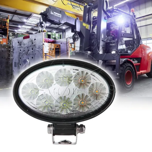 8 LED Heavy-Duty Work Light for Forklifts, ATVs, and Equipment