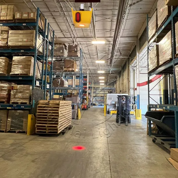 Warehouse Motion Sensor LED Warning Projector