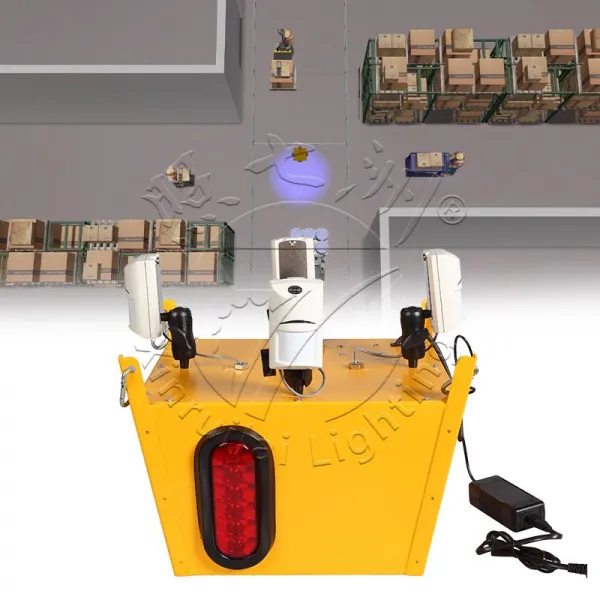 Warehouse Motion Sensor LED Warning Projector