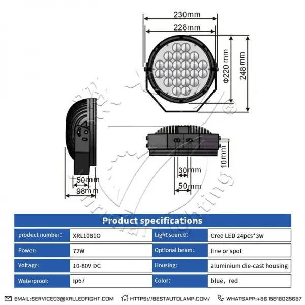 Crane Warning Light 1081o