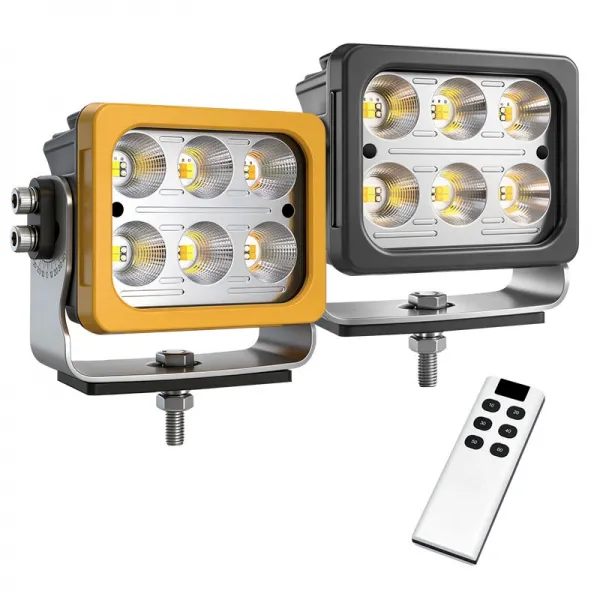 LED Heavy duty Intelligent work lamp with Remote