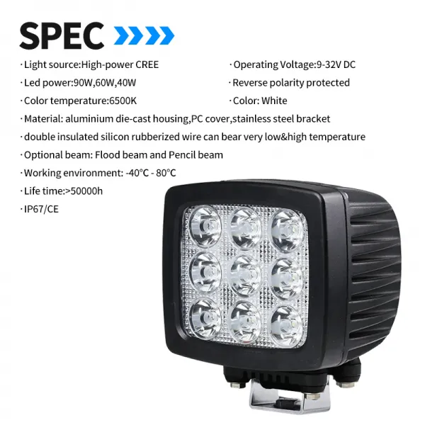 xrl1042-led work light with switch