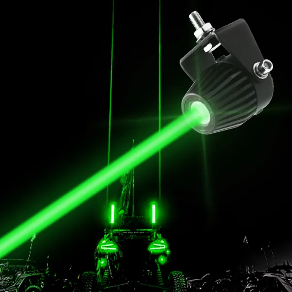 Four color laser whip lights – off-road visual markers