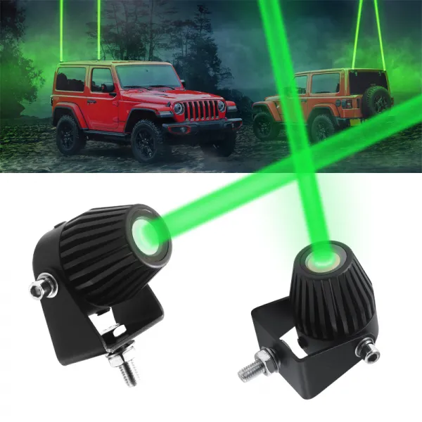 Four color laser whip lights – off-road visual markers