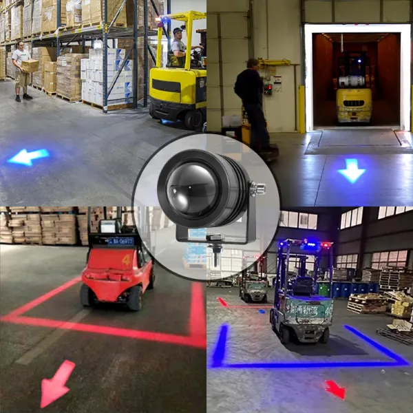 DC10-80V Forklift Blue Warning Light 1335D