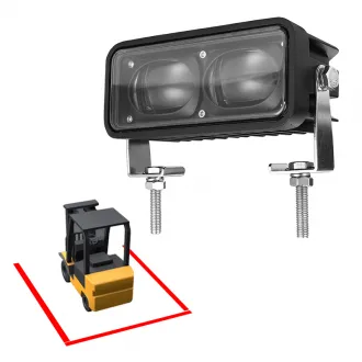Forklift area warning lights